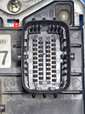 Foto del conector B de M1.5.5